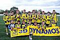 CUP OF CHEER: 3D Dynamos under-11s ‘T’ are all smiles after retaining the Tameside and District Junior League’s Challenge Cup. 