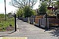 Been and gone: the gates have been removed, but the posts stay 