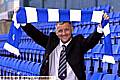 AT HOME ALREADY: Dave Penney gets his first view from the terrace 