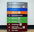 HOW a sign at Oldham’s Integrated Care Centre will look. 