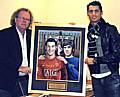Stewart Beckett with Ronaldo. 