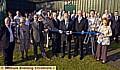 PICTURED at the opening are (front, from the left) musical director Alan Widdop, his wife, Ann, principal cornet player Tom Gibb, tuba player Brian Gledhill, chairman John Ward, Richard Evans, North-West Regional Brass Band Association chairman Peter Bates, trombone player Mike Kowalski and committee member Brenda Wren.
