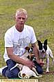 RESCUER Michael Dyer with the abandoned pets 