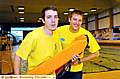 CAPITAL calls . . . Oldham life guards Simon Murphy, left, and Sam Curry are heading to London to fill a staff shortage 