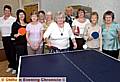 Pictured (from the left) are Joan Marsh, therapeutic activities co-ordinator, Mary Walch, assistant practitioner, Sylvia Holland, Pat Wild, treasurer, Jean McKown, Joan Tomlinson, chairman, Pam Wilkinson, patient administration office manager, Alison Wild, Ann Garside and Betty Tomlinson. 