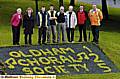 GREEN wizards . . . (from left) Councillor Jackie Stanton, Judith Longley (Oldham Choral Society), Andy Marsland (Oldham Parks Dept), Sean Rainford (parks dept), Laurie Croft (choral society), Stuart Longley (choral society), Matt Suett (parks dept) and John Ogden (Oldham head gardener) 