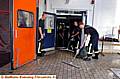 ALL hands on deck . . . The mop-up operation begins 
