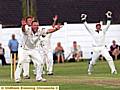 LEADING FROM THE FRONT . . . skipper Simon Wright shows the commitment which has rubbed off on his Crompton team in recent weeks. Picture by Alan Ryder. 
