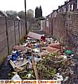 A fly-tipping grot spot which contributes to £314,00 annual bill 