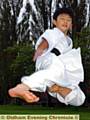 NATHAN Chan shows his moves. PICTURE: VINCENT BROWN.