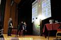 DAVE CHISNALL (throwing) and Stephen Bunting battle it out in the final at the Queen Elizabeth Hall. 
