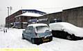 Boundary Park: In the grip of the icy blast. 