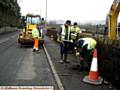Men at work . . . Huddersfield Road, Diggle 
