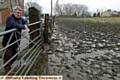 WHAT a mess . . . David Needham fears the quagmire could ruin the band contest 