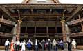 DAZZLING PERFORMANCE: The actors rehearse at the Globe. Picture courtesy of Manuel Harlan 