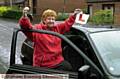 HAPPIER times . . . when Eileen passed her test 