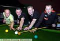 PICTURED with Mark Williams (right) are Graham Johnson (owner), Martin Lees and Alan Brookes. 