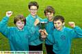 Friezland School boys' swimming team, winners of Saddleworth Primary Schools Swimming League.