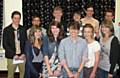 RECORD-breakers (back row, from the left) Graham Bolton, Ben Harvey, Henry Heston, Daniel Costigan, Tom Stewart and Robert Barker. Front: Rebecca Hilton, Catherine Lomax, Sam Cooper, Laura Heap and Christina Hitchen 
