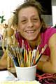 DEVOTED: freelance artist Amanda Brown 