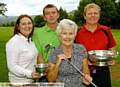 DRIVING FORCE, successful members of the Orme family, from the left, Kaye, Mark, Beryl and Martin. 