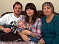 DAVID and Rebecca Thorpe, with daughter Delia, pictured earlier this year with Rebecca’s mother Judith Mitchell (right) 