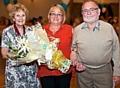 CARING nature... Glenys and Harold Cockcroft are presented with their award by Deputy Mayor, Councillor Olwen Chadderton, left. 
