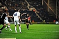 WHAT A STRIKE . . . James Wesolowski fires home his third goal in two games to make it 3-3 at Deepdale.  
