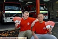 Brett Heatley (left) and Aaron Leach 
