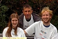 MAKING progress: customer champions Toni Sweetman and Dan Williamson with Threshold co-ordinator Neil Thomas 