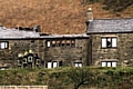 DEVASTATED: The fire-damaged farm. 