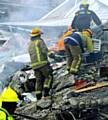 SEARCH for survivors in the rubble of a collapsed building in the centre of Christchurch. Picture courtesy Press Association 