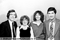 THE way they were: the quartet when they broke the test-tube baby story 1979 