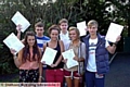 EXAM success for (from the left) Sophie Matthews, Alliot Holden, Charlotte Ashworth, James Telford, Meghan Hollingworth and Harry Jackson 