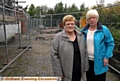 BUILDING site: residents Joan Moran (left) and Kath Hadfield on Crossley Estate. 
