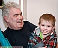 FULL of life: Hammond Buckley with his four-year-old grandson, Dylan