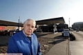 STUNNED: Frank Pullen at Lees Village Service Station where 2,000 litres of diesel was stolen 
