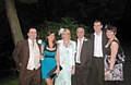HAPPIER times: Chris (second right) with his family 