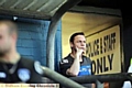 PAUSE FOR THOUGHT: Athletic boss Paul Dickov looks on as his Athletic team fail to deliver again. 