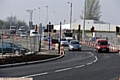 OPEN road: the new stretch of Huddersfield Road looking towards the end of Oldham Way bypass 