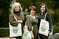 ON a mission: (l-r) WI members Tricia Leigh, Helen Bennett and Jen Whitworth