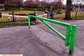 Scene of the fatal accident in Chadderton Hall Park 