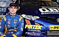 HIGH hopes: Andrew Jordan and the Pirtek Racing car with Revive! Oldham’s sponsorship 
