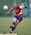JAMIE DALLIMORE . . . kicking game will be vital tonight. 