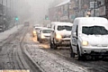 Bad weather conditions Lees Road, Salem 