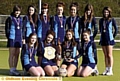 Saddleworth School Year 8/9 National Schools Champs, Regional Champs and County Runners Up. 
Back L to R Georgina Butler,Jasmine Newell,Erin Bell, India Collinge,Antonia Lloyd, Lily Moss, Kate Gardner. 
Front Lydia Keane, Morgan Evans, Paige Gardner India Butler. 
