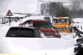 Snow chaos at Platting Road 
