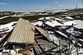 Horses unharmed as gales smash stables 
