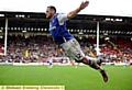 COME FLY WITH ME . . . Shefki Kuqi celebrates in his usual style after slotting home a penalty in the stunning 3-2 comeback win against Sheffield United at Bramall Lane. 