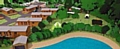 The proposals would see luxury lodges and space for caravans and tents at the holiday site 

